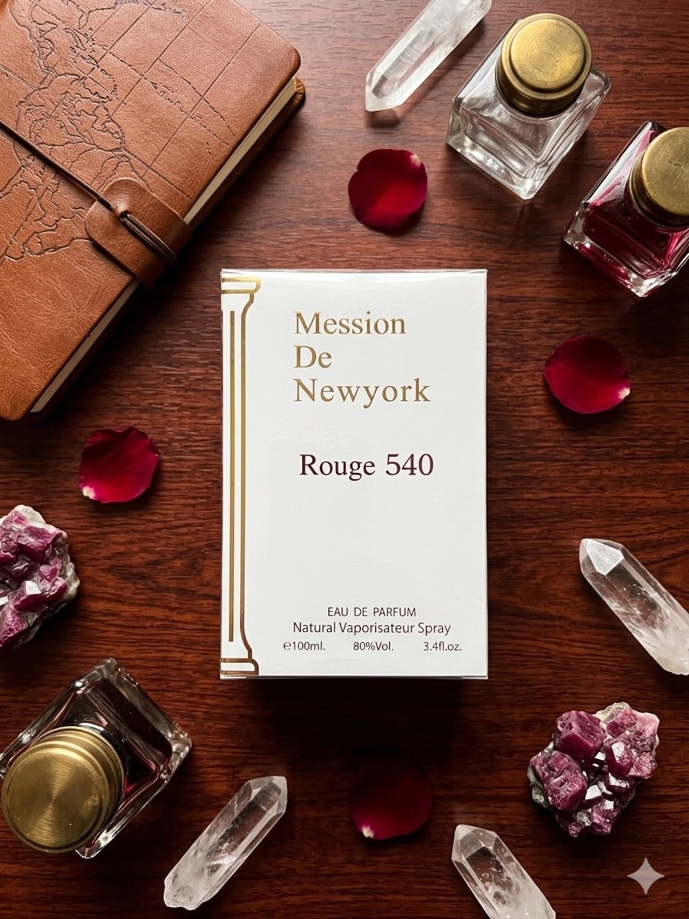 Mession De Newyork Rouge 540 Eau de Parfum - White & Gold Box